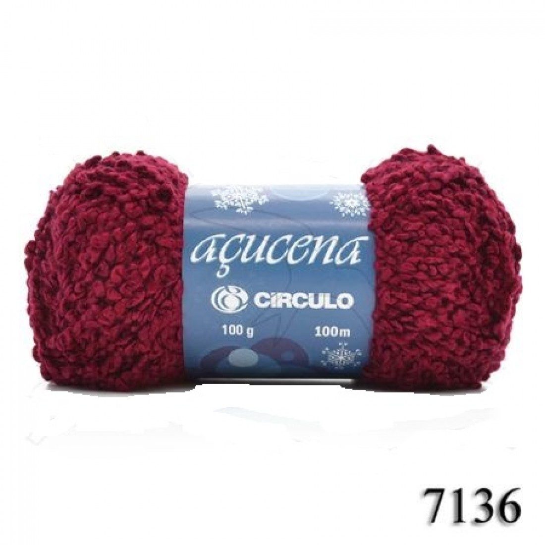 LÃ AÇUCENA 100G COR 7136 - MARSALA