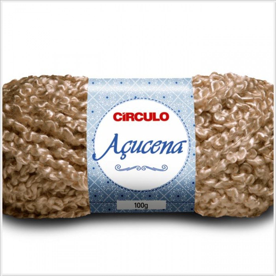 LÃ AÇUCENA 100G COR 7345 - CASTANHO